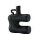 VENTURE DESIGN Dity vase - mat sort stentj (18x7x19H)
