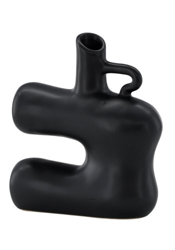VENTURE DESIGN Dity vase - mat sort stentj (18x7x19H)