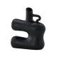 VENTURE DESIGN Dity vase - mat sort stentj (18x7x19H)