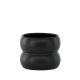 VENTURE DESIGN Dapne potte, rund - mat sort stentj (16x16x13)