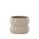 VENTURE DESIGN Dapne potte, rund - mat beige stentj (16x16x13)