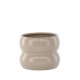 VENTURE DESIGN Dapne potte, rund - mat beige stentj (16x16x13)