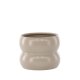 VENTURE DESIGN Dapne potte, rund - mat beige stentj (16x16x13)