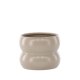 VENTURE DESIGN Dapne potte, rund - mat beige stentj (16x16x13)