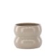 VENTURE DESIGN Dapne potte, rund - mat beige stentj (16x16x13)