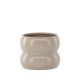 VENTURE DESIGN Dapne potte, rund - mat beige stentj (16x16x13)
