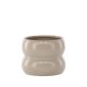 VENTURE DESIGN Dapne potte, rund - mat beige stentj (16x16x13)