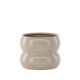 VENTURE DESIGN Dapne potte, rund - mat beige stentj (16x16x13)