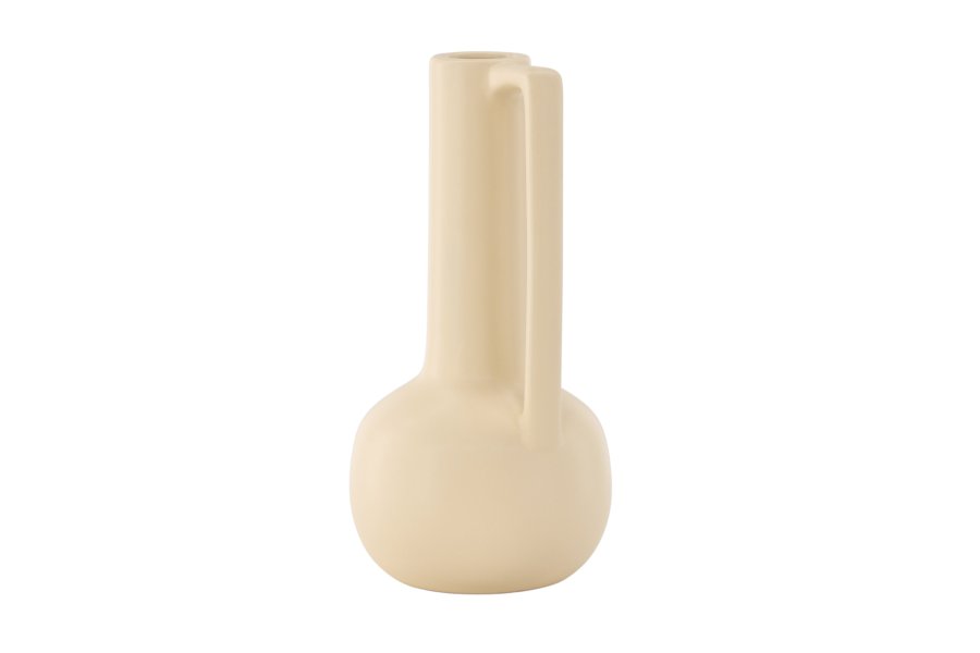 VENTURE DESIGN Allis vase, m. hank - gul stentj (18x18x36)