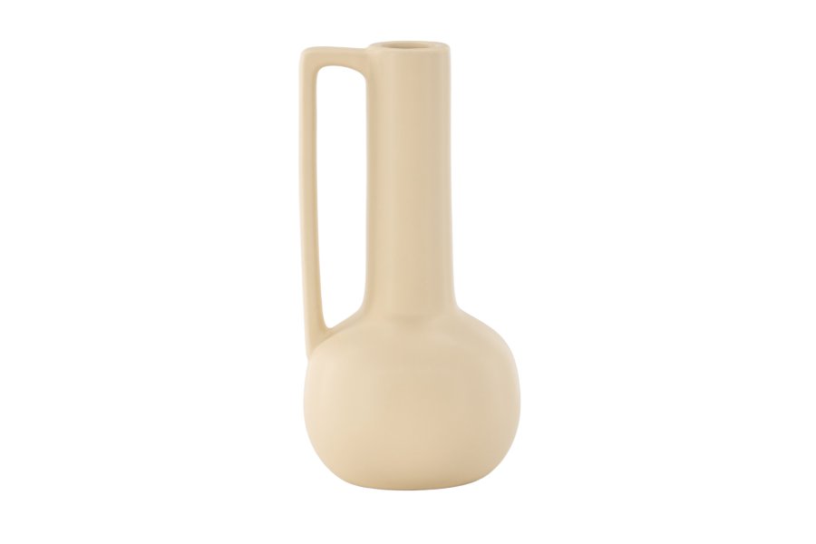 VENTURE DESIGN Allis vase, m. hank - gul stentj (18x18x36)