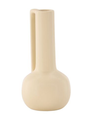 VENTURE DESIGN Allis vase, m. hank - gul stentj (18x18x36)