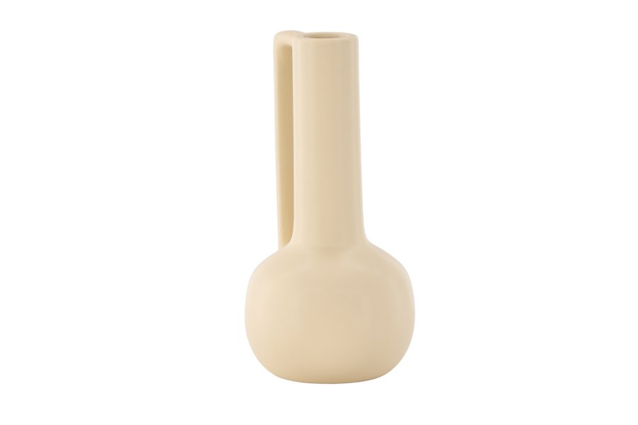 VENTURE DESIGN Allis vase, m. hank - gul stentj (18x18x36)