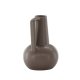 VENTURE DESIGN Lane vase, m. hank - mat brun stentj (15x15x22)