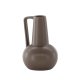 VENTURE DESIGN Lane vase, m. hank - mat brun stentj (15x15x22)