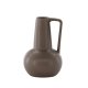 VENTURE DESIGN Lane vase, m. hank - mat brun stentj (15x15x22)