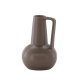 VENTURE DESIGN Lane vase, m. hank - mat brun stentj (15x15x22)