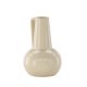 VENTURE DESIGN Lane vase, m. hank - beige/sorte prikker stentj (15x15x22)
