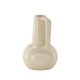 VENTURE DESIGN Lane vase, m. hank - beige/sorte prikker stentj (15x15x22)