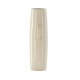 VENTURE DESIGN Cent vase, m. 2 hanke - beige/sorte prikker stentj (19x13x41)