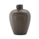 VENTURE DESIGN Cent vase, m. 1 hank - brun stentj (24x24x33)