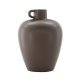 VENTURE DESIGN Cent vase, m. 1 hank - brun stentj (24x24x33)
