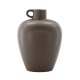 VENTURE DESIGN Cent vase, m. 1 hank - brun stentj (24x24x33)