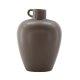 VENTURE DESIGN Cent vase, m. 1 hank - brun stentj (24x24x33)