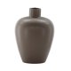 VENTURE DESIGN Cent vase, m. 1 hank - brun stentj (24x24x33)