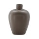 VENTURE DESIGN Cent vase, m. 1 hank - brun stentj (24x24x33)