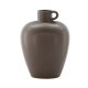 VENTURE DESIGN Cent vase, m. 1 hank - brun stentj (24x24x33)