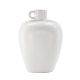 VENTURE DESIGN Cent vase, rund - offwhite stentj (24x24x33)