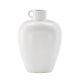 VENTURE DESIGN Cent vase, rund - offwhite stentj (24x24x33)