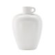 VENTURE DESIGN Cent vase, rund - offwhite stentj (24x24x33)