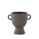 VENTURE DESIGN Cent potte, m. 2 hanke - brun stentj (20x14x18)
