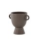 VENTURE DESIGN Cent potte, m. 2 hanke - brun stentj (20x14x18)