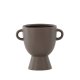 VENTURE DESIGN Cent potte, m. 2 hanke - brun stentj (20x14x18)