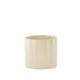 VENTURE DESIGN Sane potte, rund - beige/sorte prikker stentj (11x11x10)