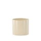 VENTURE DESIGN Sane potte, rund - beige/sorte prikker stentj (11x11x10)