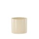 VENTURE DESIGN Sane potte, rund - beige/sorte prikker stentj (11x11x10)