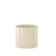 VENTURE DESIGN Sane potte, rund - beige/sorte prikker stentj (11x11x10)