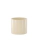 VENTURE DESIGN Sane potte, rund - beige/sorte prikker stentj (11x11x10)