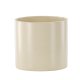 VENTURE DESIGN Sane potte, rund - beige/sorte prikker stentj (18x18x17)