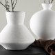 VENTURE DESIGN Rellis vase - hvid/sorte prikker keramik (H20xB22)