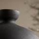 VENTURE DESIGN Rellis vase, rund - sort keramik (D6xH24xB20)