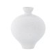 VENTURE DESIGN Rellis vase, rund - hvid/sorte prikker keramik (D6xH24xB20)
