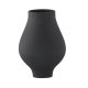 VENTURE DESIGN Rellis vase, rund - sort keramik (D10xH24xB14)