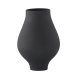 VENTURE DESIGN Rellis vase, rund - sort keramik (D10xH24xB14)