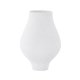 VENTURE DESIGN Rellis vase, rund - hvid/sorte prikker keramik (D10xH24xB14)