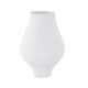 VENTURE DESIGN Rellis vase, rund - hvid/sorte prikker keramik (D10xH24xB14)