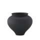 VENTURE DESIGN Rellis vase, rund - sort keramik (D11xH18xB18)